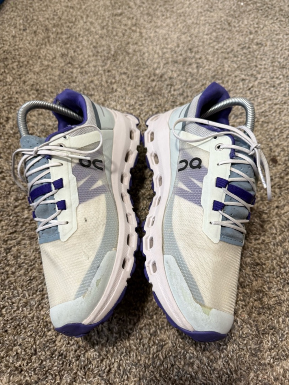 On Cloudrunner Women's Mint and Purple Running Sneaker - Picture 4 of 7